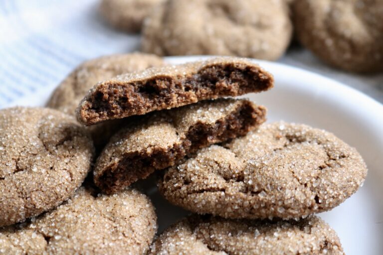 Fresh Milled Sourdough Molasses Cookies