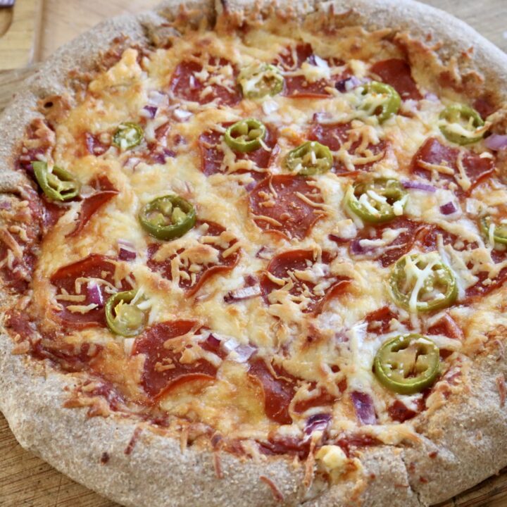 Whole Grain Sourdough Pizza Crust