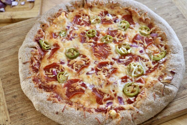 Whole Grain Sourdough Pizza Crust