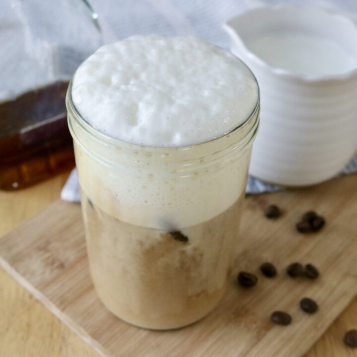 Iced Latte with Homemade Cold Foam