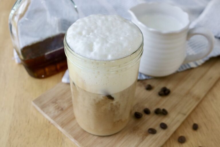 Iced Latte with Homemade Cold Foam