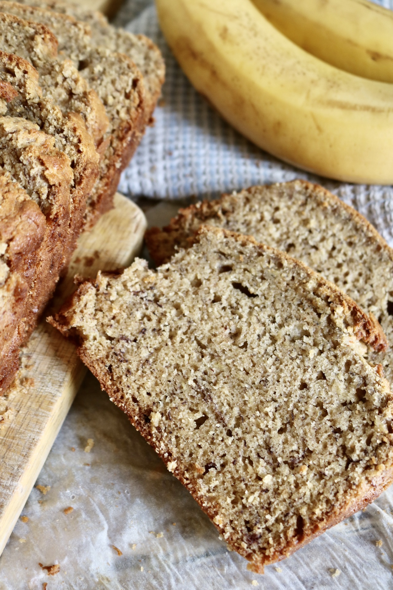 2 slices of sourdough banana bread