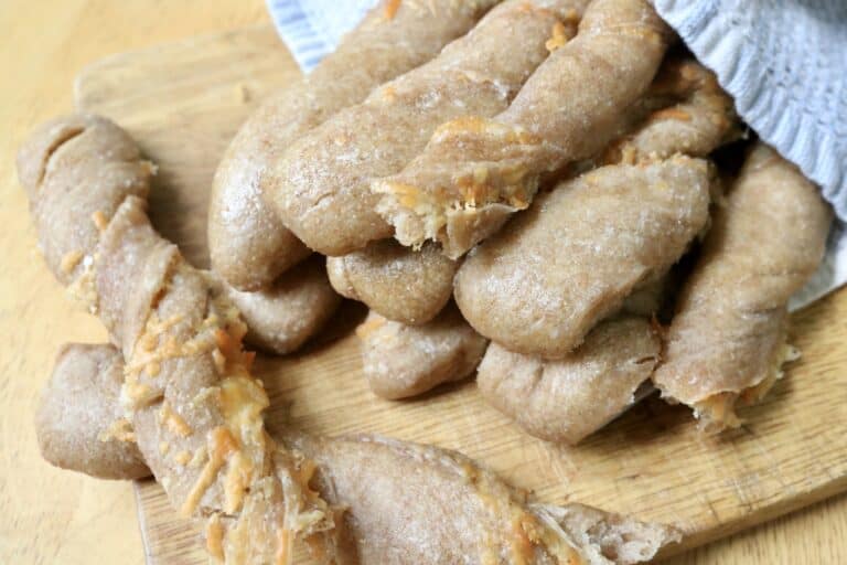 Sourdough Cheese Breadstick Twists