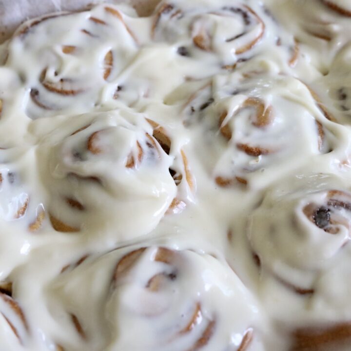 Pumpkin Sourdough Cinnamon Rolls