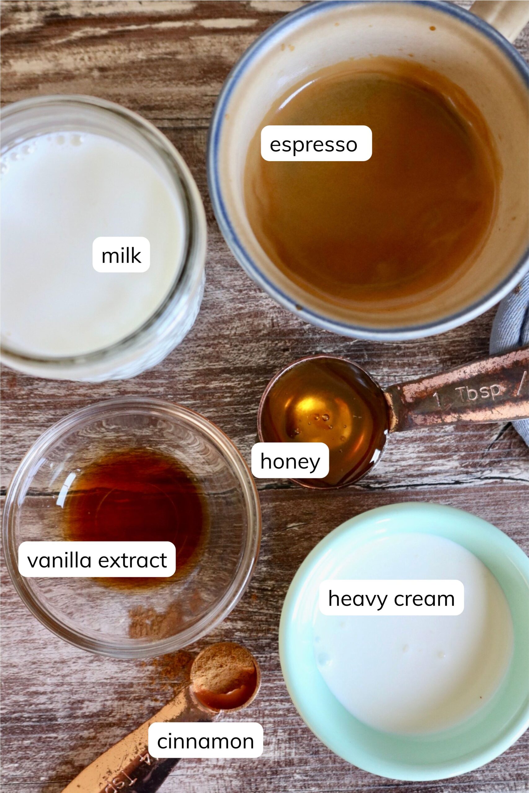 cinnamon honey latte ingredients