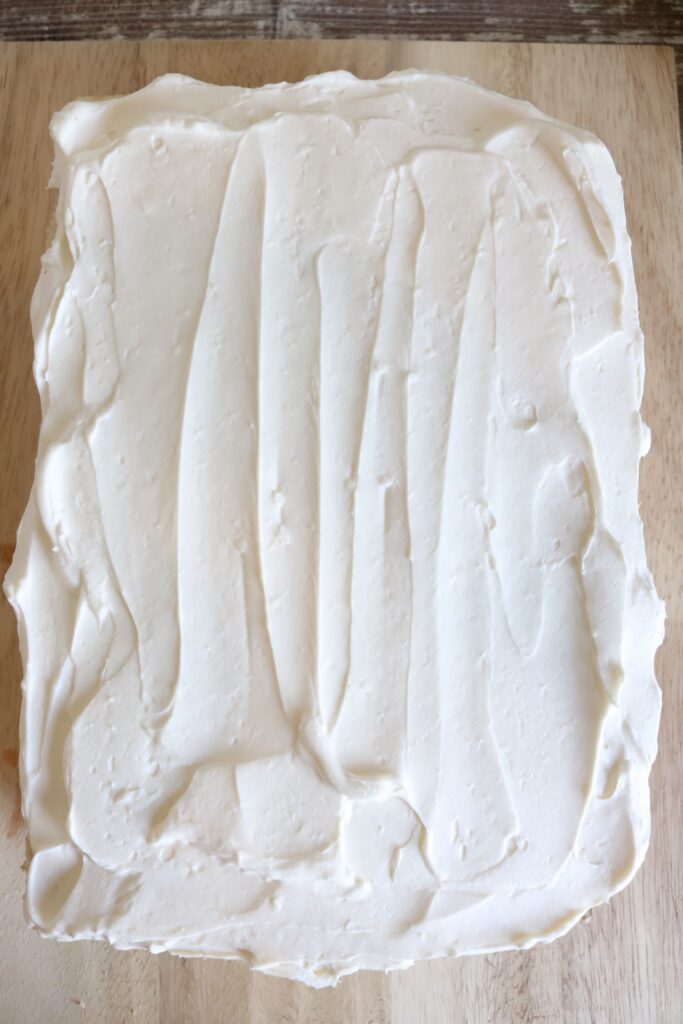frosted cake