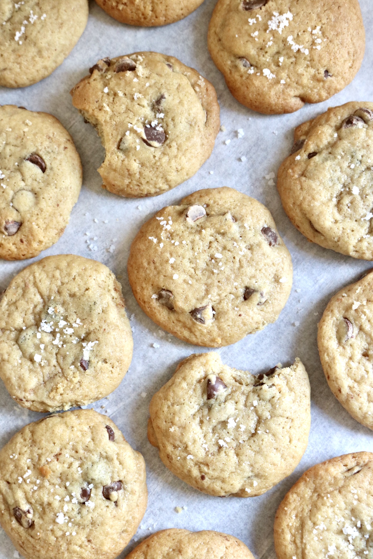 Brown Butter Sourdough Chocolate Chip Cookies
