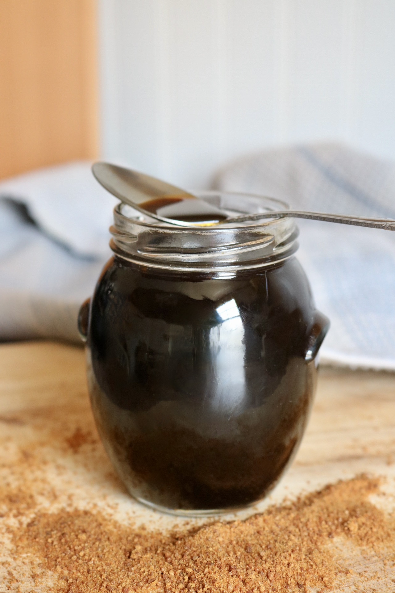 Salted Caramel Coffee Syrup Made With Coconut Sugar